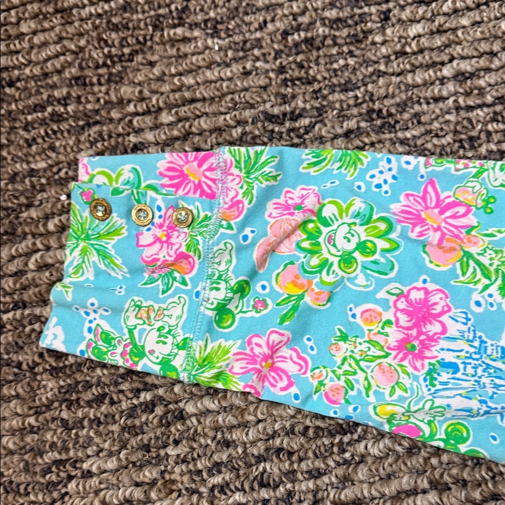 Lilly Pulitzer x Disney Dress Blue and Green Floral - Picture 5 of 5